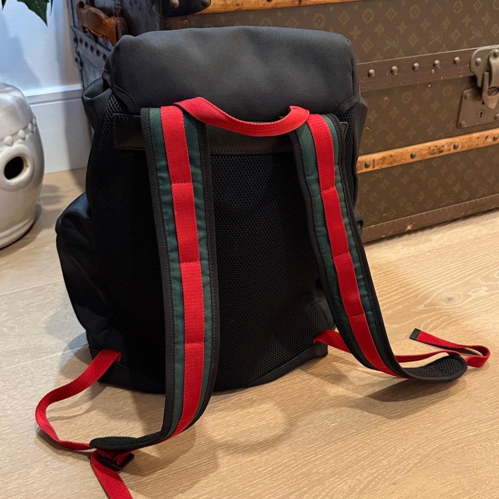 Gucci Techpack Black Canvas Backpack - image 5
